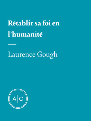 cover image of Rétablir sa foi en l'humanité